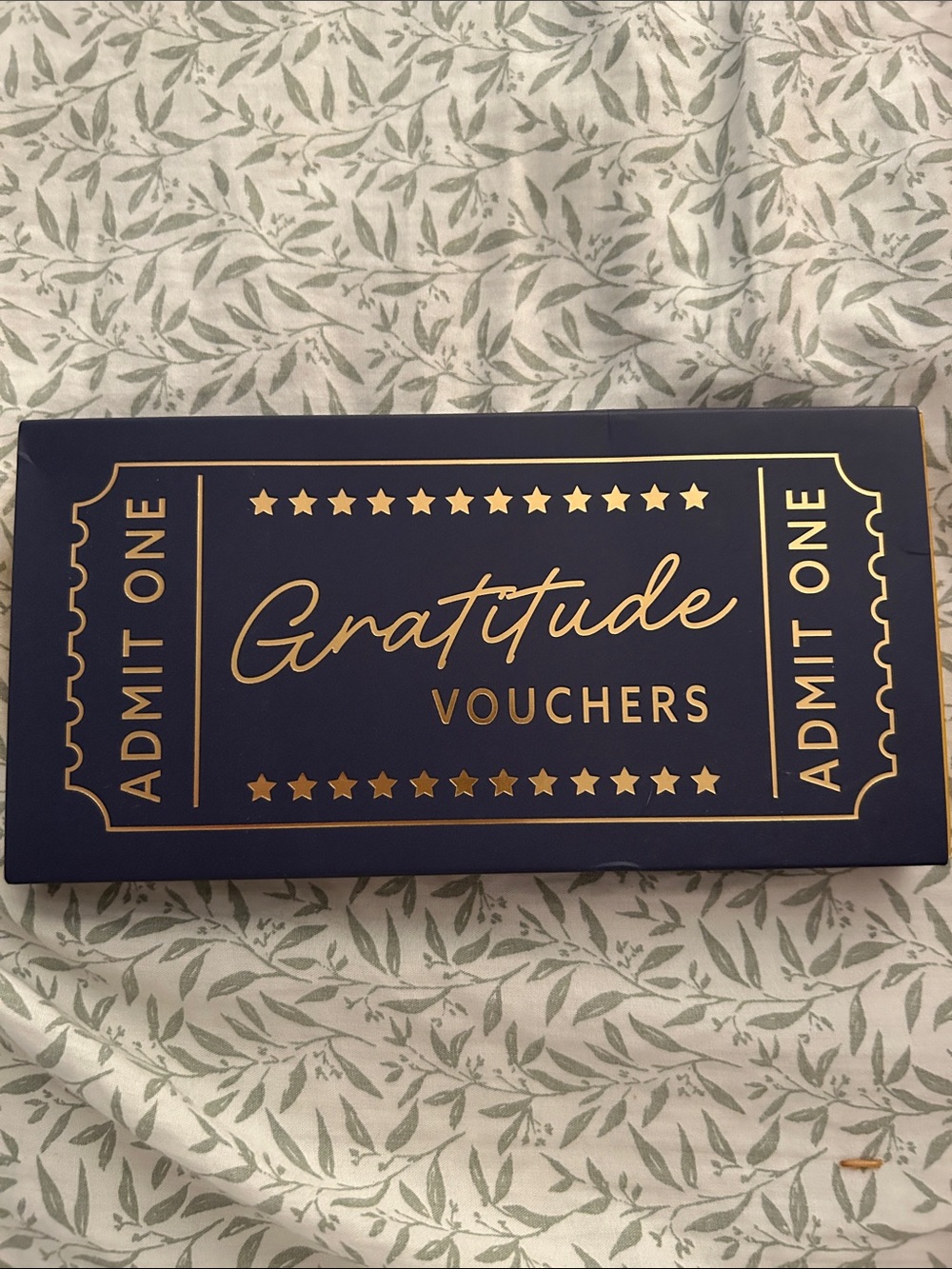 Tabitha Navy Blue and Gold Gratitude Vouchers for Kids as Rewards